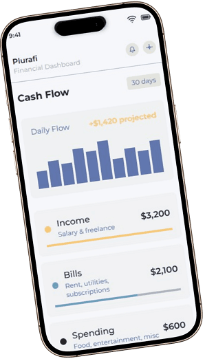 Plurafi app on mobile